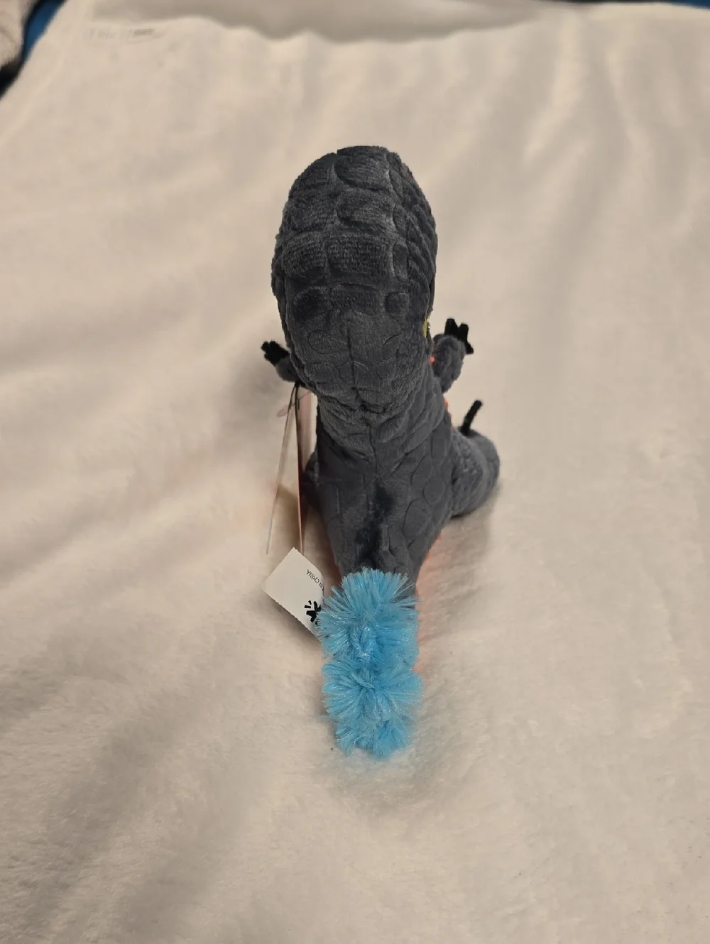 Bark Marvelous Raptor Dog Toy NWT Small 0-20 Pounds Gray‎ Orange Blue